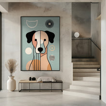 Art Prints of Geometric Dog 01