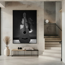 Art Prints of Girl with guitar