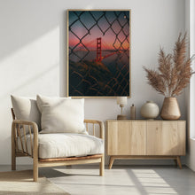 Art Prints of Golden Gate Caged