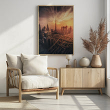 Art Prints of Dubai's Fiery sunset