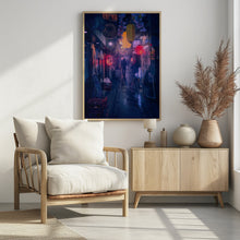 Art Prints of Tokyo Blue Rain