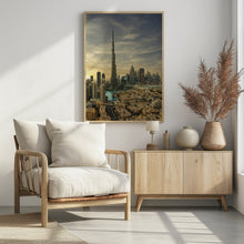 Art Prints of Downtown sunset view