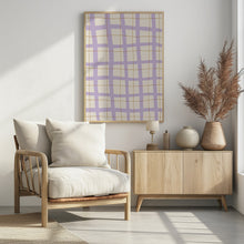 Art Prints of Lilac Grid