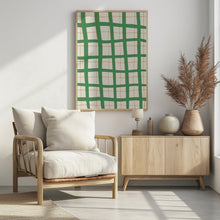 Art Prints of Green Grid