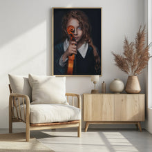 Art Prints of The daughter a violinist