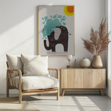 Canvas Art Print Funny elephant