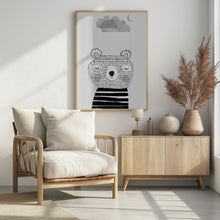 Canvas Art Print I Love Snow