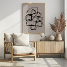 Art Prints of Ink Black and Beige