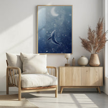 Canvas Art Print Galaxy Whale