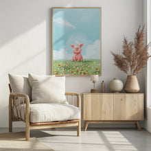 Canvas Art Print Cute Pig