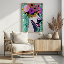 Canvas Art Print Gorgeous Greyhound