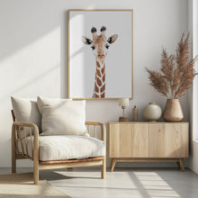 Canvas Art Print Baby Giraffe