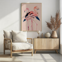 Canvas Art Print Flamingos nr. 3