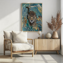 Canvas Art Print Curious jaguar in the rainforest