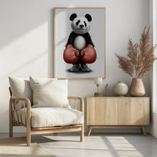 Canvas Art Print PANDA BOXER