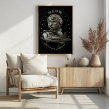 Canvas Art Print meow academy