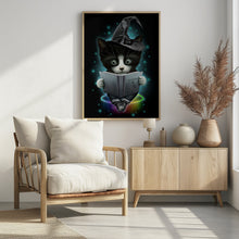 Canvas Art Print magical cat