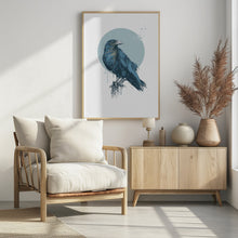 Canvas Art Print Blue crow