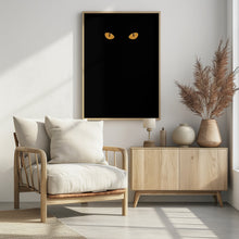 Art Prints of Halloween cat eyes