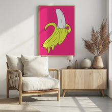 Art Prints of Melting Pink Banana