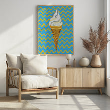 Art Prints of Ice Cream Blue