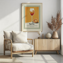 Art Prints of Spritz retro print