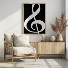 Art Prints of Big treble clef 2