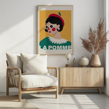 Art Prints of La Pomme French Fashion Portrait