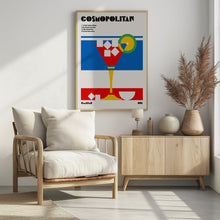 Art Prints of Cosmopolitan Bauhaus Cocktail