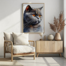 Art Prints of Cat watercolor painting animal