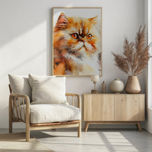 Art Prints of Cat watercolor painting animal