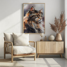 Art Prints of Cat watercolor painting animal