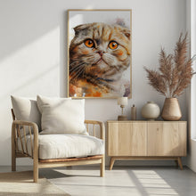 Art Prints of Cat watercolor painting animal