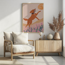 Art Prints of Frisbee Dog