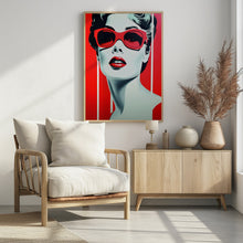 Art Prints of Lady In Red