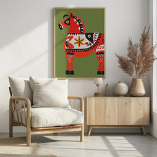 Art Prints of Alternative Dala Horse