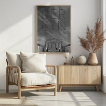 Art Prints of BERLIN Brandenburg Gate | Text &amp; Skyline