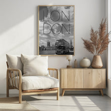 Art Prints of Busses in London | Text &amp; Skyline