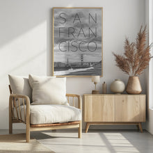 Art Prints of Golden Gate Bridge &amp; Baker Beach | Text &amp; Skyline