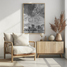 Art Prints of LOWER MANHATTAN and Whitehall Terminal | Text &amp; Skyline