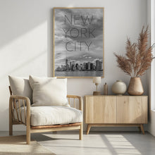 Art Prints of NYC Lower Manhattan &amp; Hudson River | Text &amp; Skyline