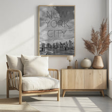 Art Prints of NYC Brooklyn Bridge &amp; Lower Manhattan | Text &amp; Skyline