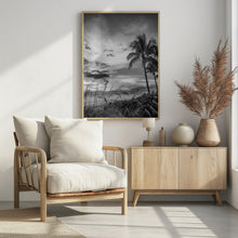 Art Prints of BONITA BEACH Evening mood | monochrome