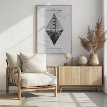 Art Prints of Coordinates SAN FRANCISCO Golden Gate Bridge