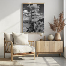 Art Prints of SAN FRANCISCO Golden Gate Bridge - monochrome