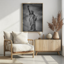 Art Prints of NEW YORK CITY Monochrome Statue of Liberty