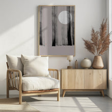 Art Prints of Hidden Moon N°1 | Behind the Trees