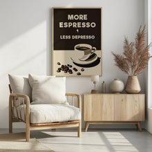 Art Prints of More Espresso - Less Depresso