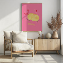 Art Prints of Lemons in Pink