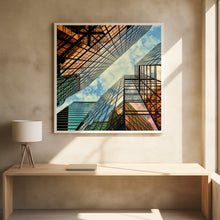 Art Prints of Colorful mirrors.